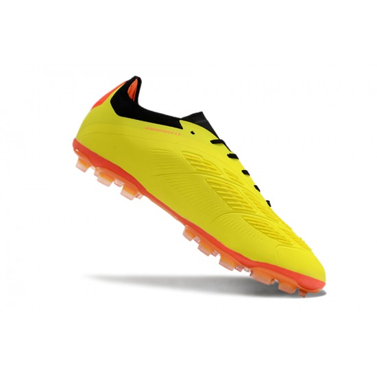 Calidad superior  Adidas Predator Elite AG Amarillo Negro Hombre Zapatos De Futbol