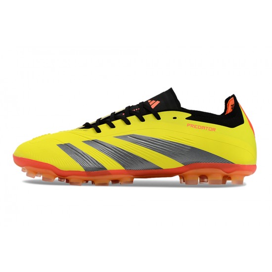 Calidad superior  Adidas Predator Elite AG Amarillo Negro Hombre Zapatos De Futbol