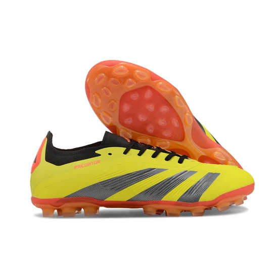 Calidad superior  Adidas Predator Elite AG Amarillo Negro Hombre Zapatos De Futbol