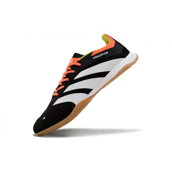 Alta calidad Hombre/Mujer Adidas Predator 24 Elite IC Negro Brown Zapatos De Futbol