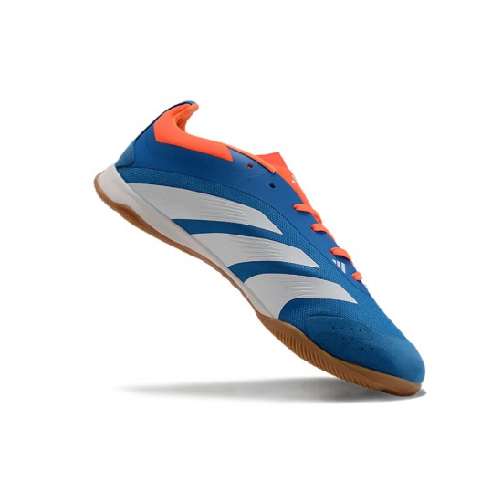 Alta calidad Hombre/Mujer Adidas Predator 24 Elite IC Azul Brown Zapatos De Futbol