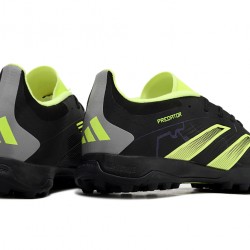 Hombre/Mujer Adidas Predator 24 Elite TF Negro Amarillo Zapatos De Futbol