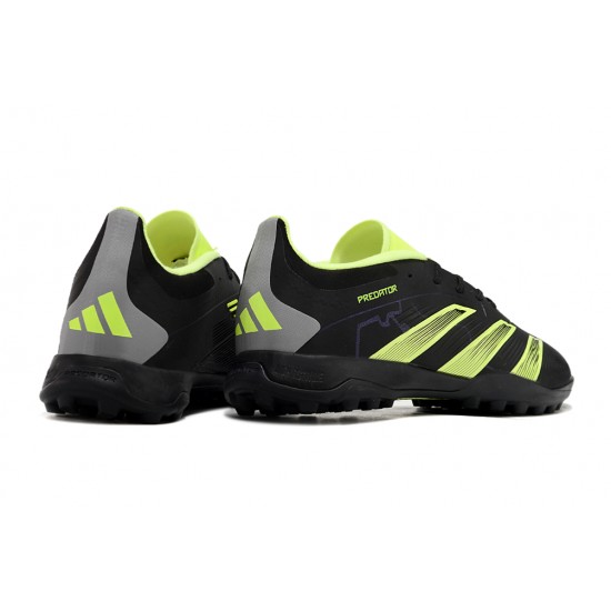 Comprar ahora  Hombre/Mujer Adidas Predator 24 Elite TF Negro Amarillo Zapatos De Futbol