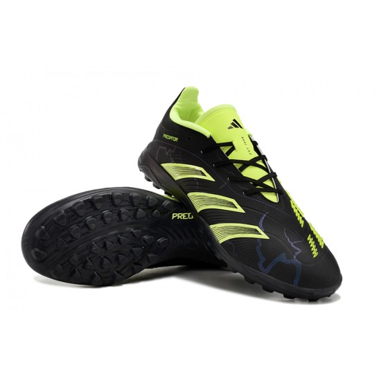 Comprar ahora  Hombre/Mujer Adidas Predator 24 Elite TF Negro Amarillo Zapatos De Futbol