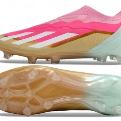 Adidas X CRAZYFAST.1 FG Rosa Oro Hombre Zapatos De Futbol
