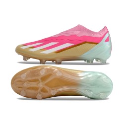 Adidas X CRAZYFAST.1 FG Rosa Oro Hombre Zapatos De Futbol