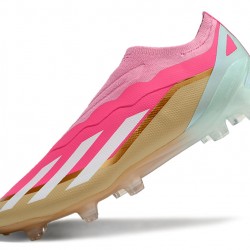 Adidas X CRAZYFAST.1 FG Rosa Oro Hombre Zapatos De Futbol