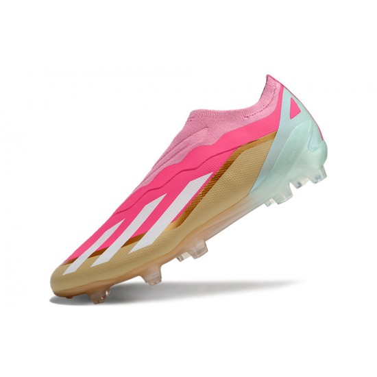 Tienda  Adidas X CRAZYFAST.1 FG Rosa Oro Hombre Zapatos De Futbol