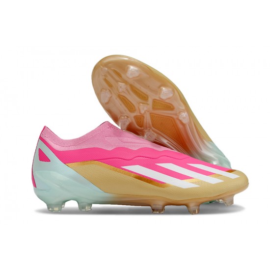 Tienda  Adidas X CRAZYFAST.1 FG Rosa Oro Hombre Zapatos De Futbol