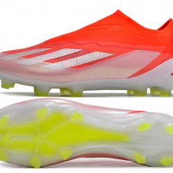 Adidas X CRAZYFAST.1 FG Rojo Blanco Hombre Zapatos De Futbol