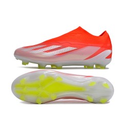 Adidas X CRAZYFAST.1 FG Rojo Blanco Hombre Zapatos De Futbol