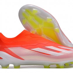 Adidas X CRAZYFAST.1 FG Rojo Blanco Hombre Zapatos De Futbol