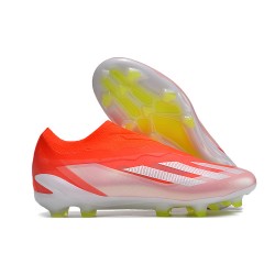Adidas X CRAZYFAST.1 FG Rojo Blanco Hombre Zapatos De Futbol