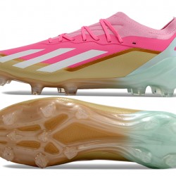 Adidas X Speedportal.1 FG Rosa Oro Hombre Zapatos De Futbol