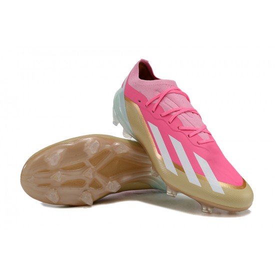Calidad superior  Adidas X Speedportal.1 FG Rosa Oro Hombre Zapatos De Futbol