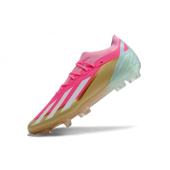 Calidad superior  Adidas X Speedportal.1 FG Rosa Oro Hombre Zapatos De Futbol