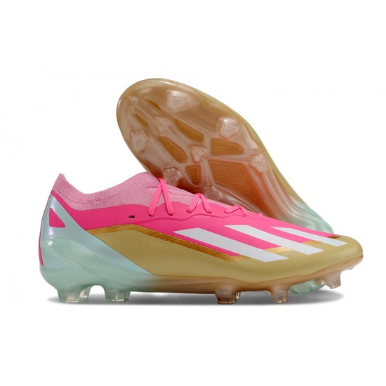 Calidad superior  Adidas X Speedportal.1 FG Rosa Oro Hombre Zapatos De Futbol