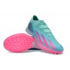 Calidad superior  Adidas X Speedportal.1 TF Azul Rosa Hombre Zapatos De Futbol