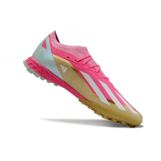 Comprar  Adidas X Speedportal.1 TF Hombre Rosa y Oro Zapatos De Futbol