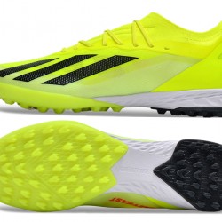 Adidas X Speedportal.1 TF Amarillo Negro Hombre Zapatos De Futbol