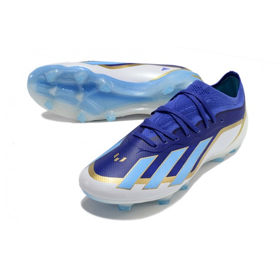 Descubrir  Hombre/Mujer Adidas X Speedportal.1 FG Azul y Blanco Zapatos De Futbol