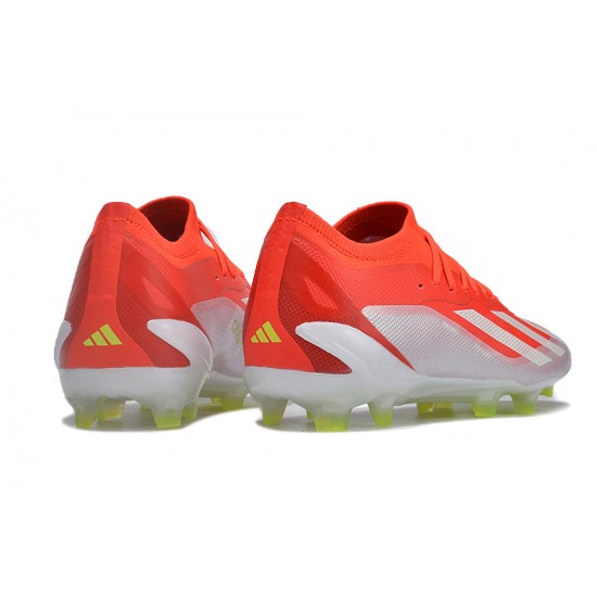 Mejor calidad  Hombre/Mujer Adidas X Speedportal.1 FG Rojo Blanco Zapatos De Futbol