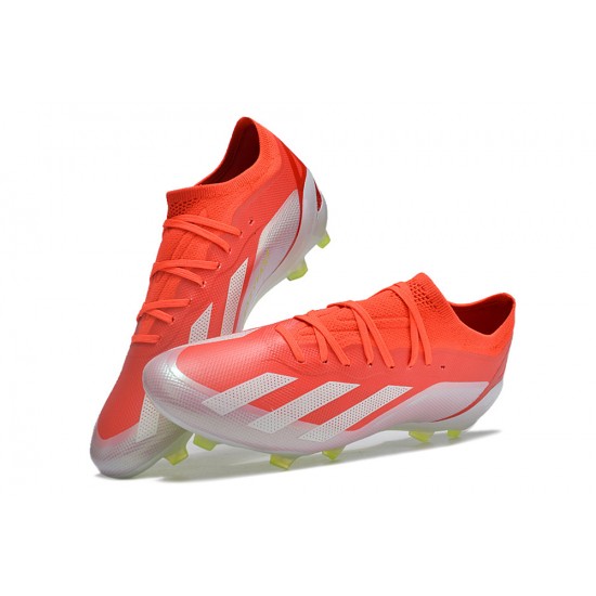 Mejor calidad  Hombre/Mujer Adidas X Speedportal.1 FG Rojo Blanco Zapatos De Futbol