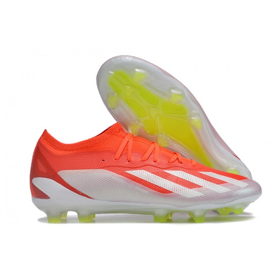 Mejor calidad  Hombre/Mujer Adidas X Speedportal.1 FG Rojo Blanco Zapatos De Futbol