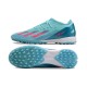 Explorar  Hombre/Mujer Adidas X Speedportal.1 TF Azul y Rosa Zapatos De Futbol