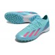 Explorar  Hombre/Mujer Adidas X Speedportal.1 TF Azul y Rosa Zapatos De Futbol