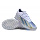 Alta calidad Hombre/Mujer Adidas X Speedportal.1 TF Blanco Oro Zapatos De Futbol
