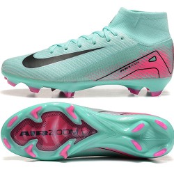 Nike Mercurial Superfly 10 Elite FG Negro y Rosa Hombre Zapatos De Futbol