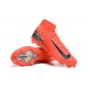 Calidad superior  Nike Mercurial Superfly 10 Elite FG Negro y Rojo Hombre Zapatos De Futbol