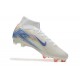 Tienda  Nike Mercurial Superfly 10 Elite FG Azul y Blanco Hombre Zapatos De Futbol