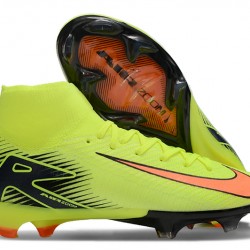 Nike Mercurial Superfly 10 Elite FG Chartreuse y Naranja Hombre Zapatos De Futbol