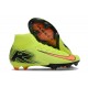 Tienda  Nike Mercurial Superfly 10 Elite FG Chartreuse y Naranja Hombre Zapatos De Futbol