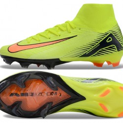 Nike Mercurial Superfly 10 Elite FG Chartreuse y Naranja Hombre Zapatos De Futbol