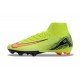 Tienda  Nike Mercurial Superfly 10 Elite FG Chartreuse y Naranja Hombre Zapatos De Futbol