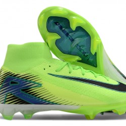 Nike Mercurial Superfly 10 Elite FG Verde y Negro Hombre Zapatos De Futbol