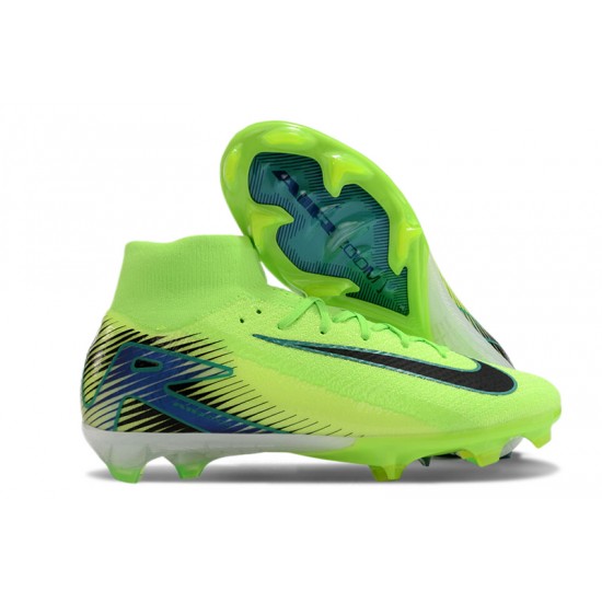 Comprar ahora  Nike Mercurial Superfly 10 Elite FG Verde y Negro Hombre Zapatos De Futbol