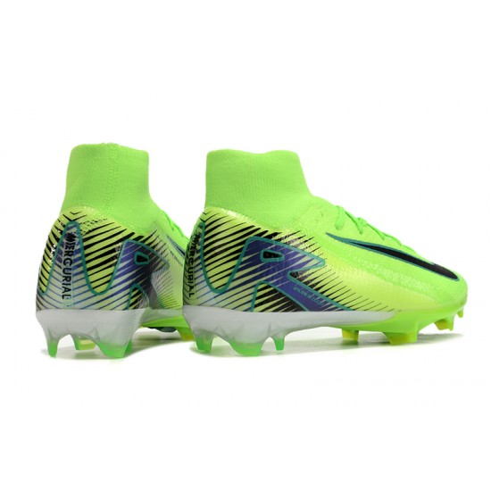 Comprar ahora  Nike Mercurial Superfly 10 Elite FG Verde y Negro Hombre Zapatos De Futbol