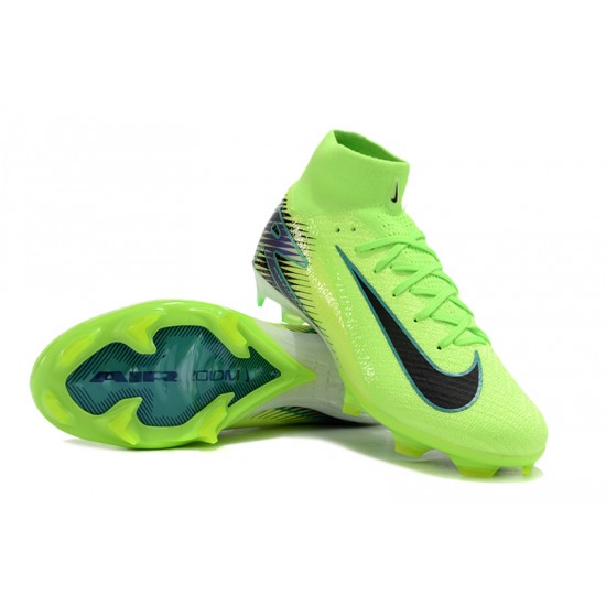 Comprar ahora  Nike Mercurial Superfly 10 Elite FG Verde y Negro Hombre Zapatos De Futbol