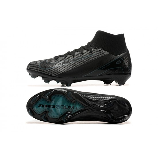 Comprar  Nike Mercurial Superfly 10 Elite FG Hombre Negro y Gris Zapatos De Futbol