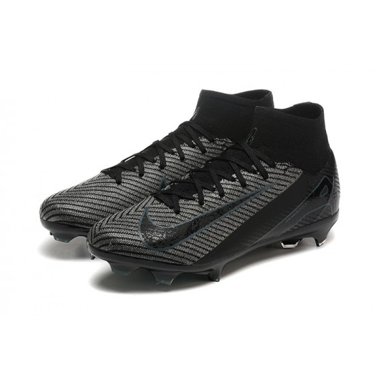 Comprar  Nike Mercurial Superfly 10 Elite FG Hombre Negro y Gris Zapatos De Futbol