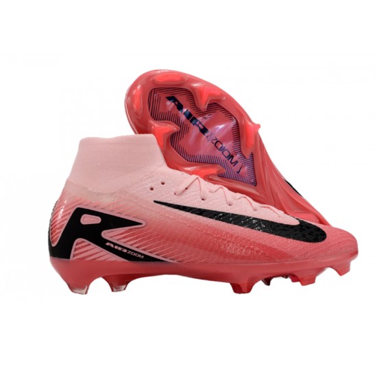 Calidad superior  Nike Mercurial Superfly 10 Elite FG Hombre Negro annd Rosa Zapatos De Futbol