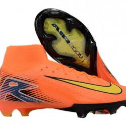Nike Mercurial Superfly 10 Elite FG Hombre Naranja y Amarillo Zapatos De Futbol