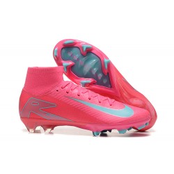 Nike Mercurial Superfly 10 Elite FG Hombre Rosa Azul Zapatos De Futbol