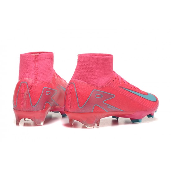 Mejor calidad  Nike Mercurial Superfly 10 Elite FG Hombre Rosa Azul Zapatos De Futbol