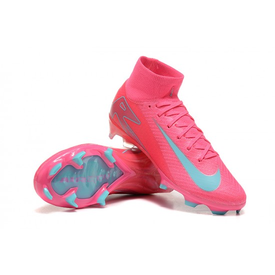 Mejor calidad  Nike Mercurial Superfly 10 Elite FG Hombre Rosa Azul Zapatos De Futbol
