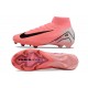 Mejor calidad  Nike Mercurial Superfly 10 Elite FG Hombre Rosa y Negro Zapatos De Futbol